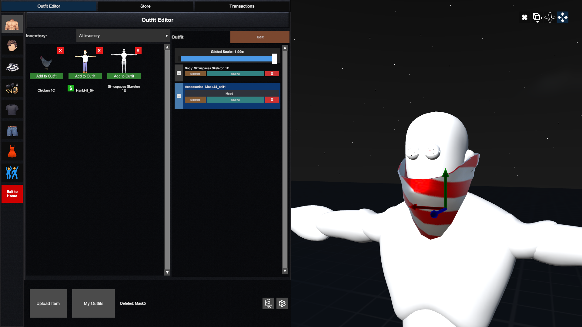 Avatar Editor overview screenshot placeholder