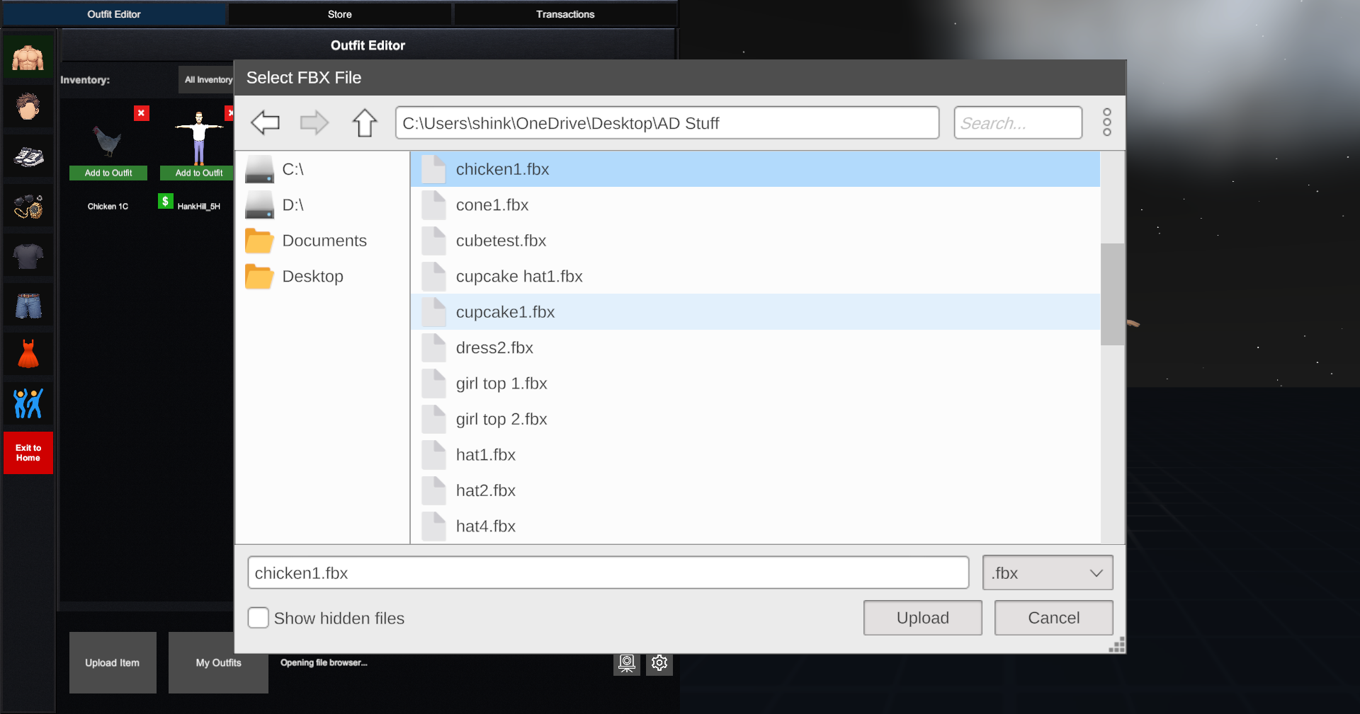 Upload validation preview screenshot placeholder
