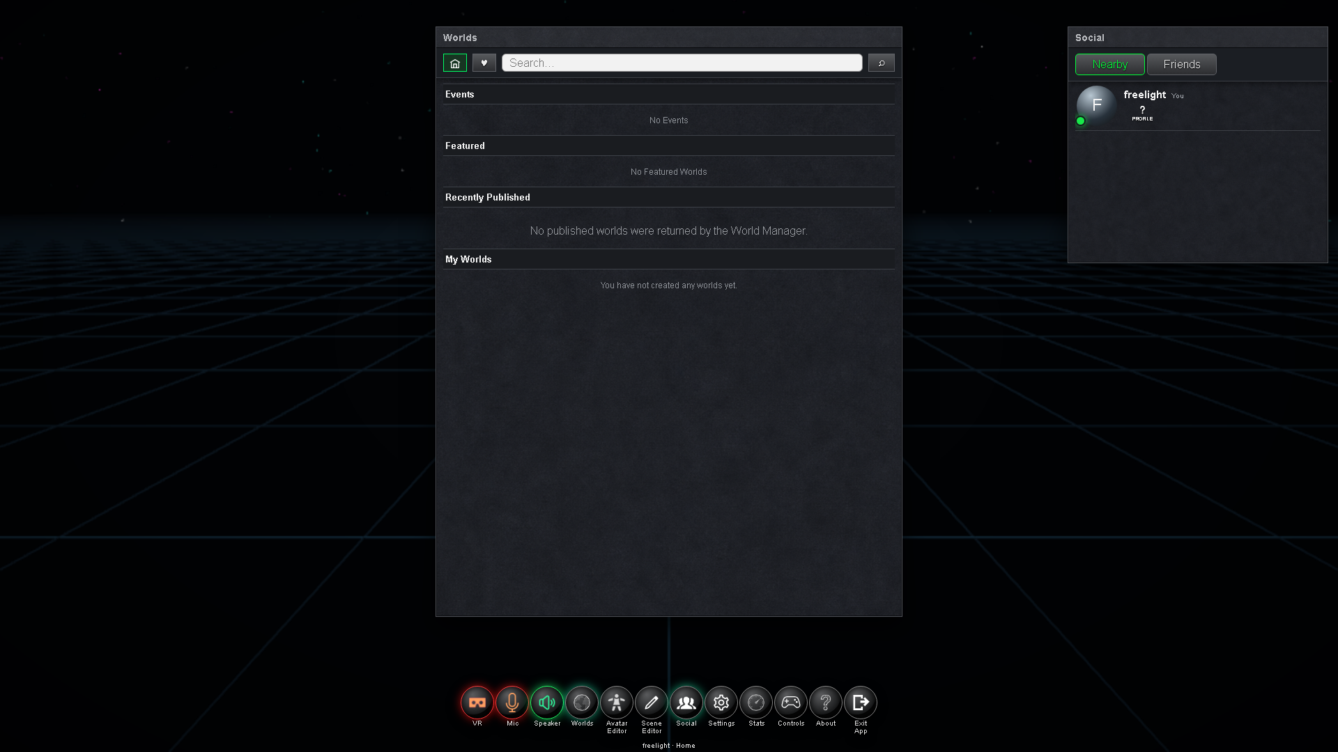 World browser screenshot placeholder
